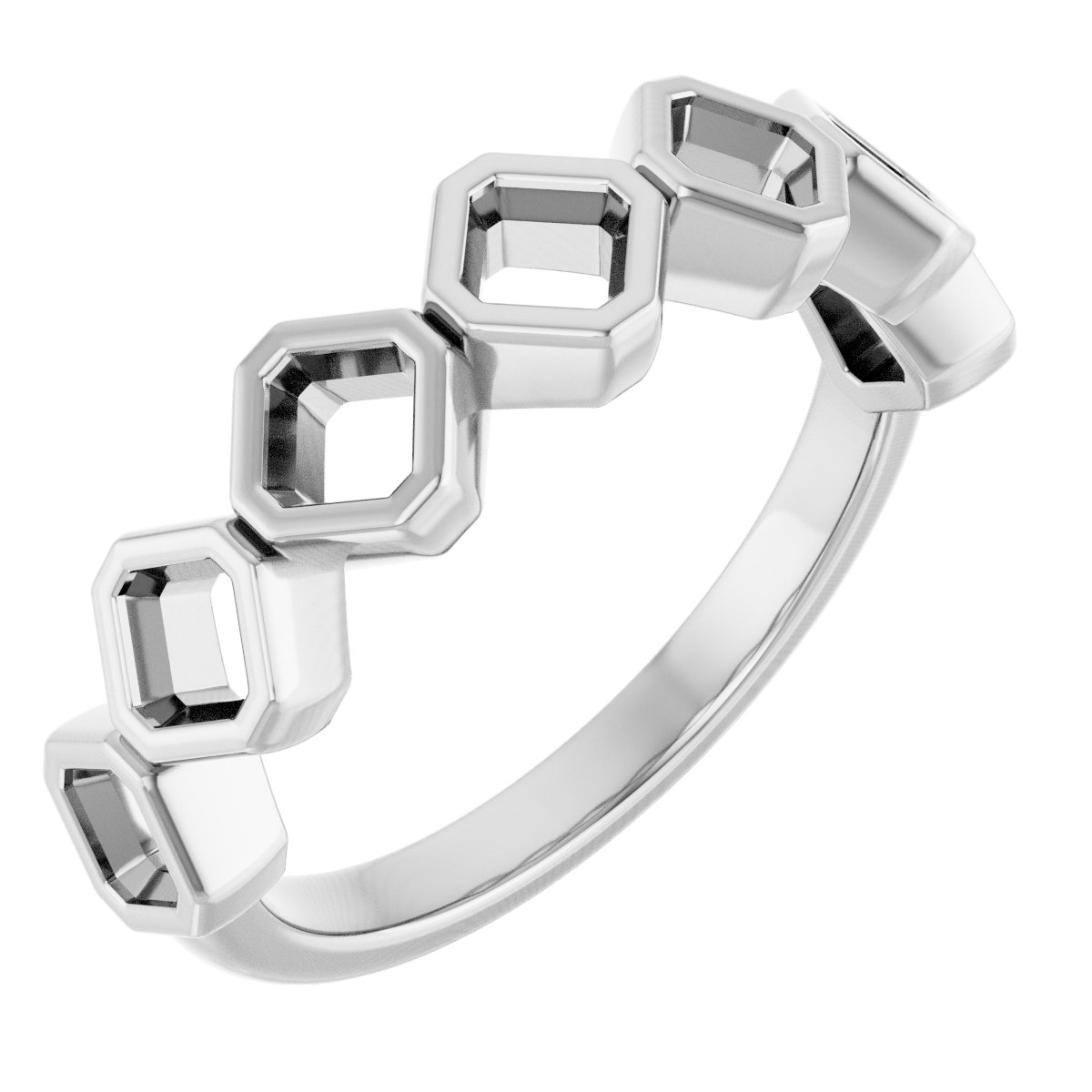 Bezel-Set Anniversary Band
