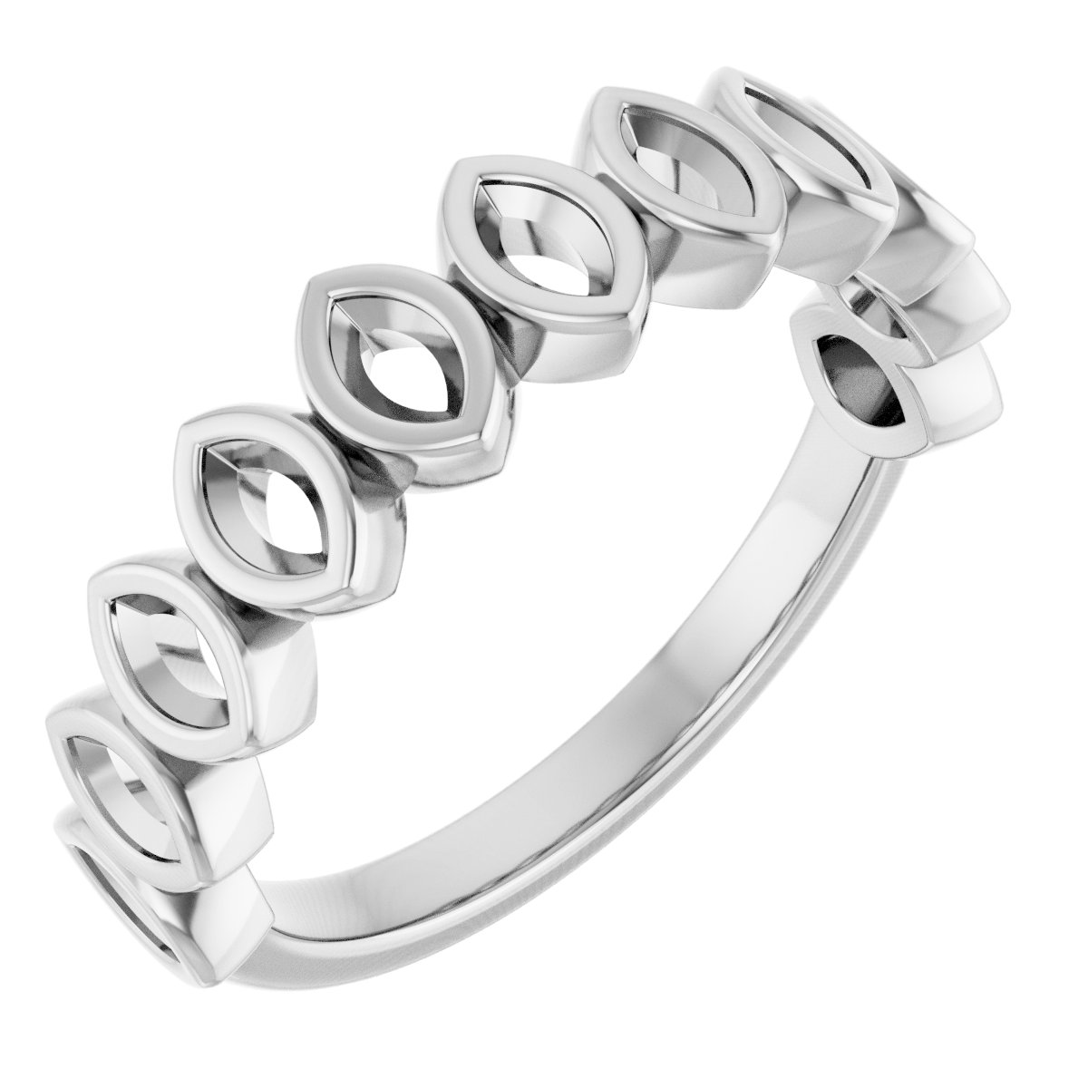 Bezel-Set Anniversary Band