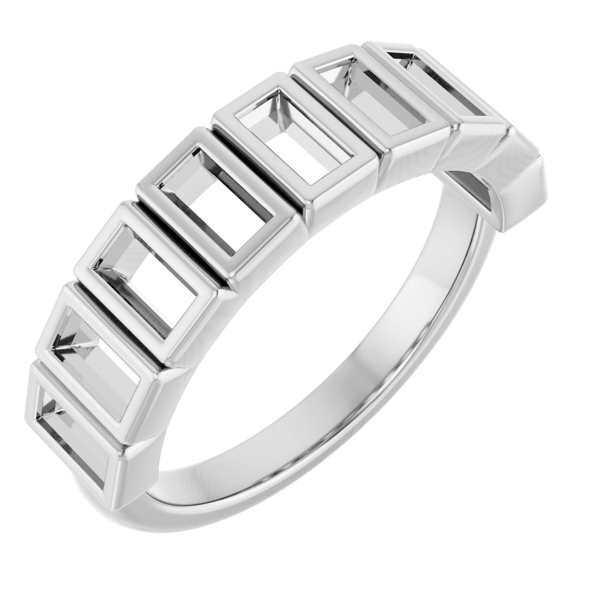 Bezel-Set Anniversary Band