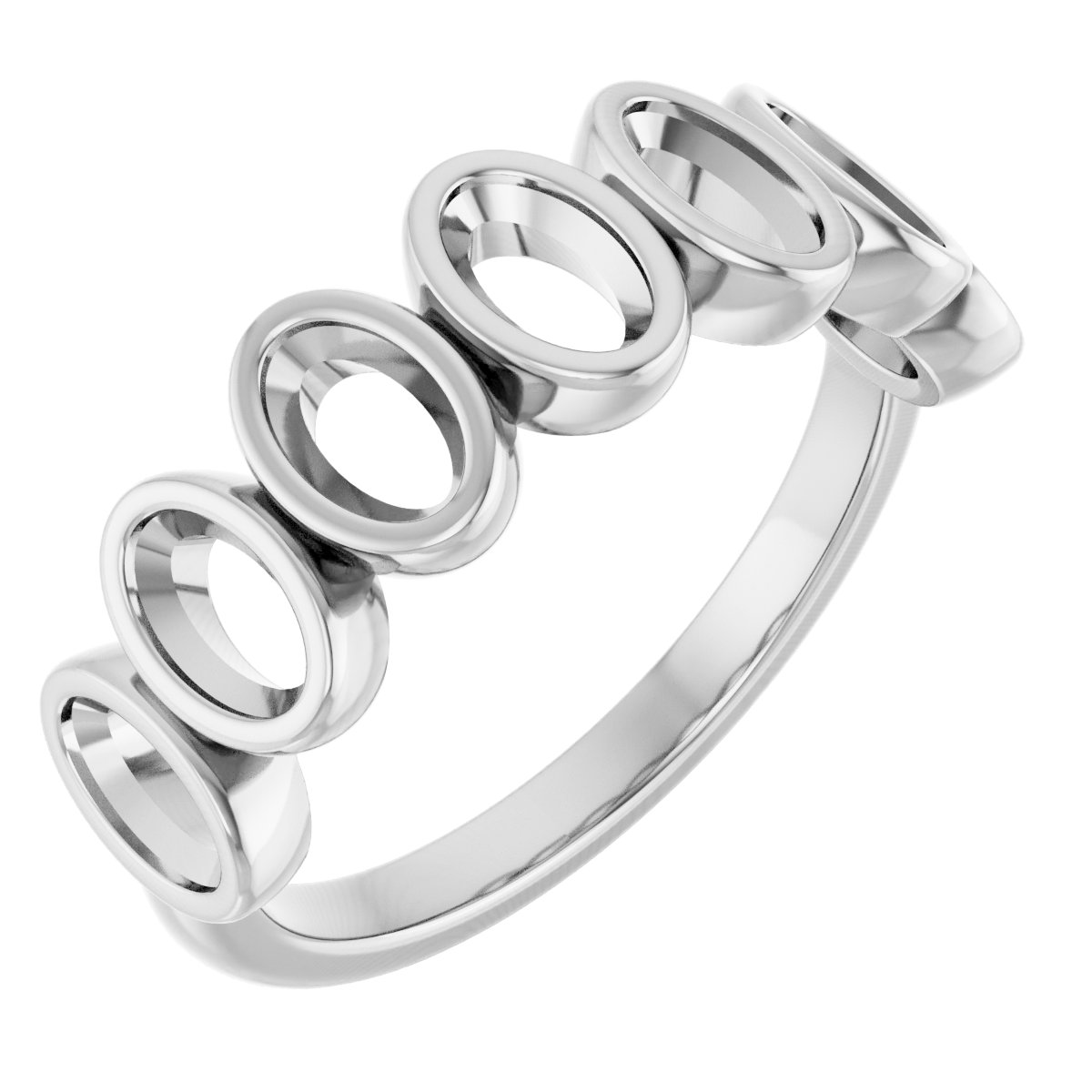Bezel-Set Anniversary Band