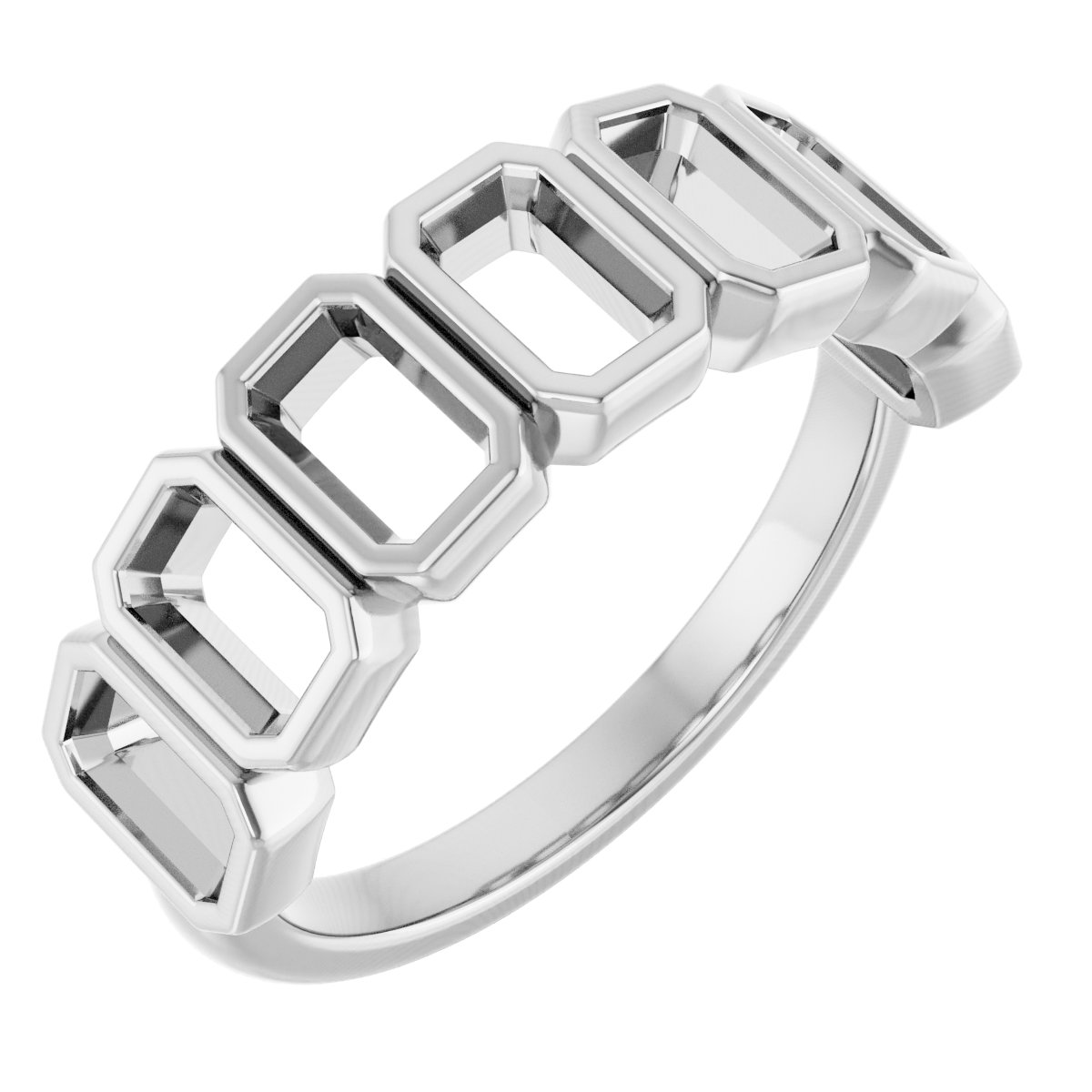 Bezel-Set Anniversary Band