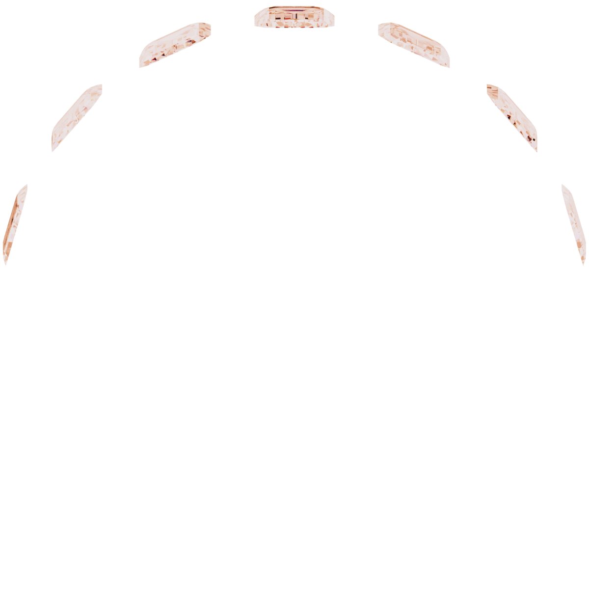 Alternative view of 2 1/2 CTW Natural Diamond Anniversary Band – 10K Rose Gold