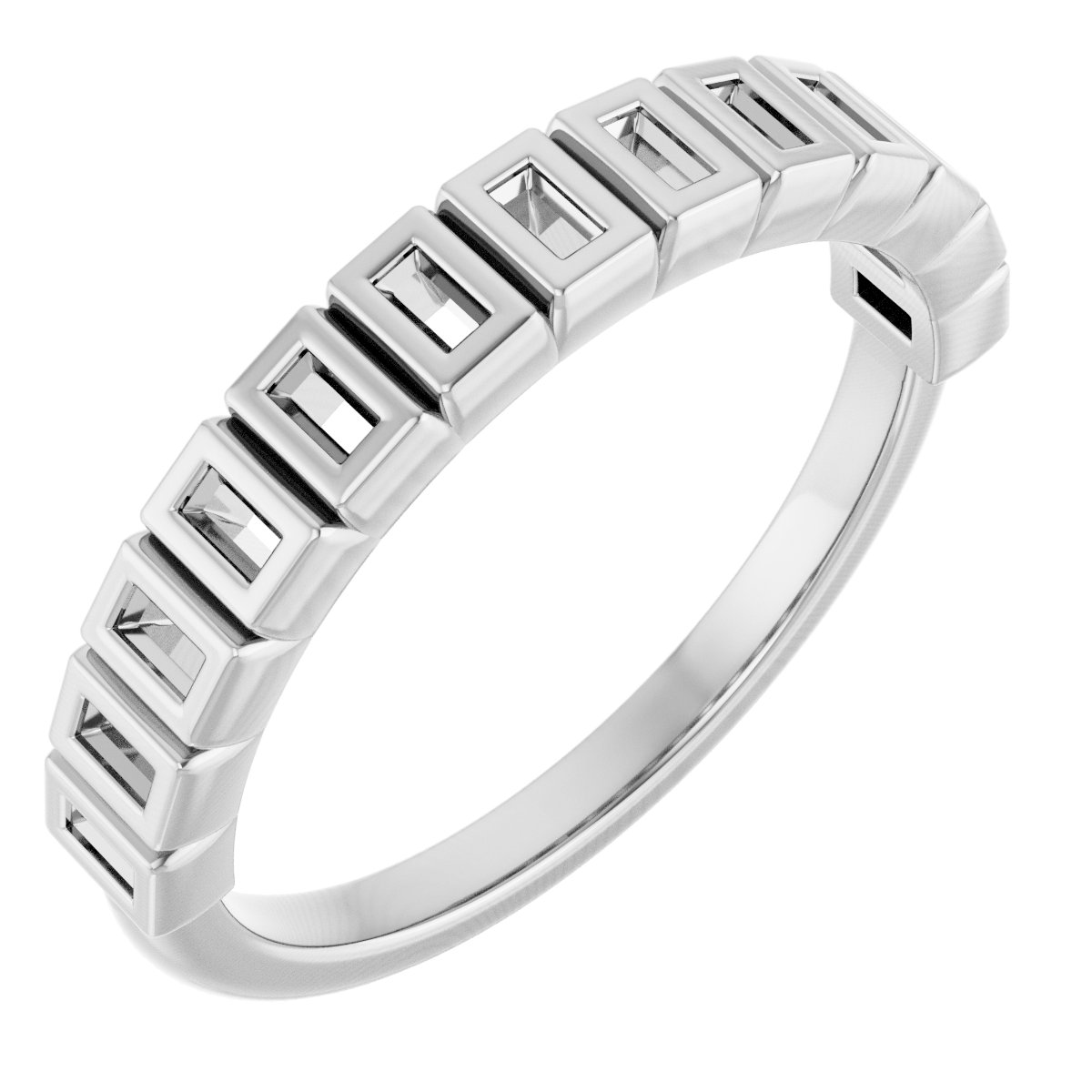 Bezel-Set Anniversary Band