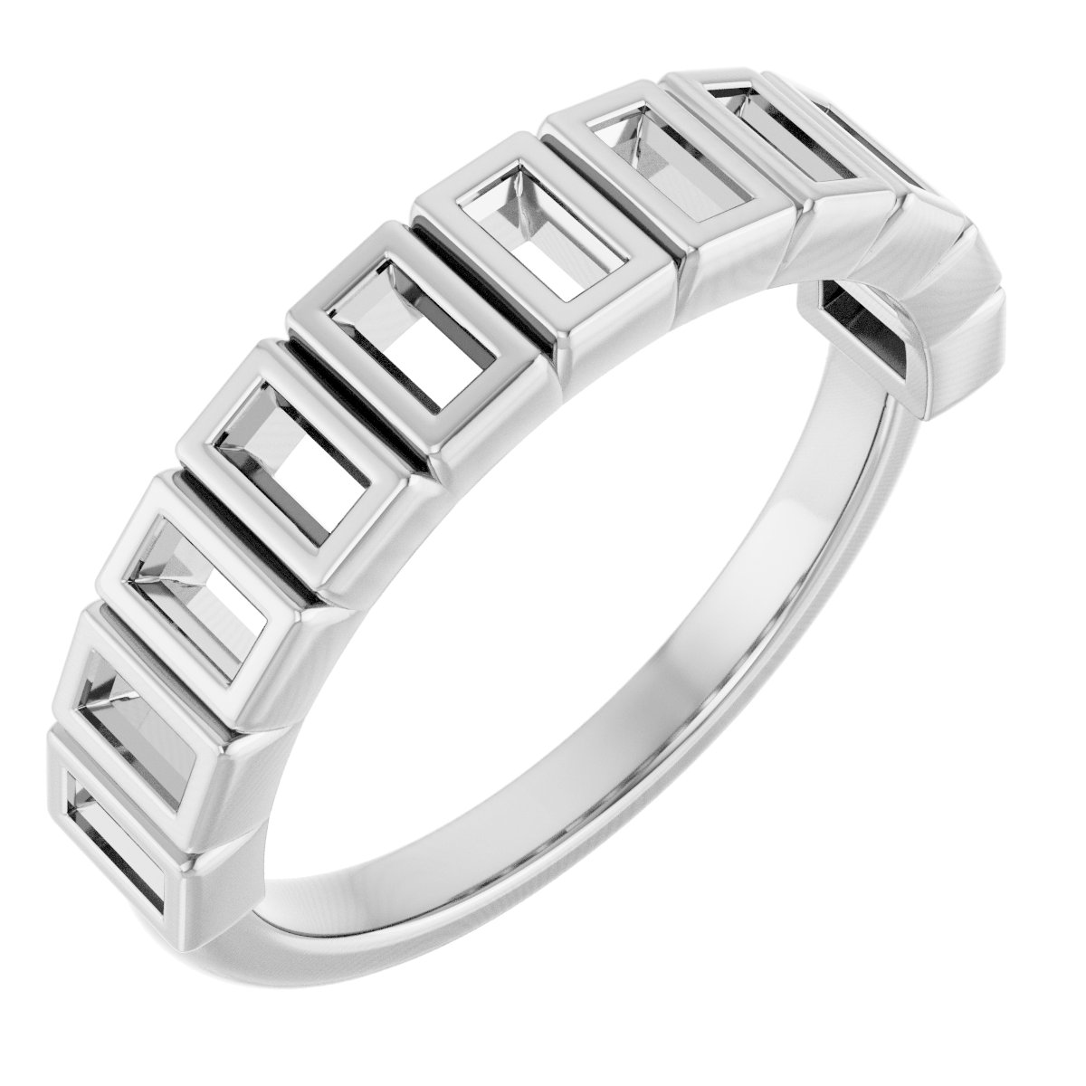 Bezel-Set Anniversary Band