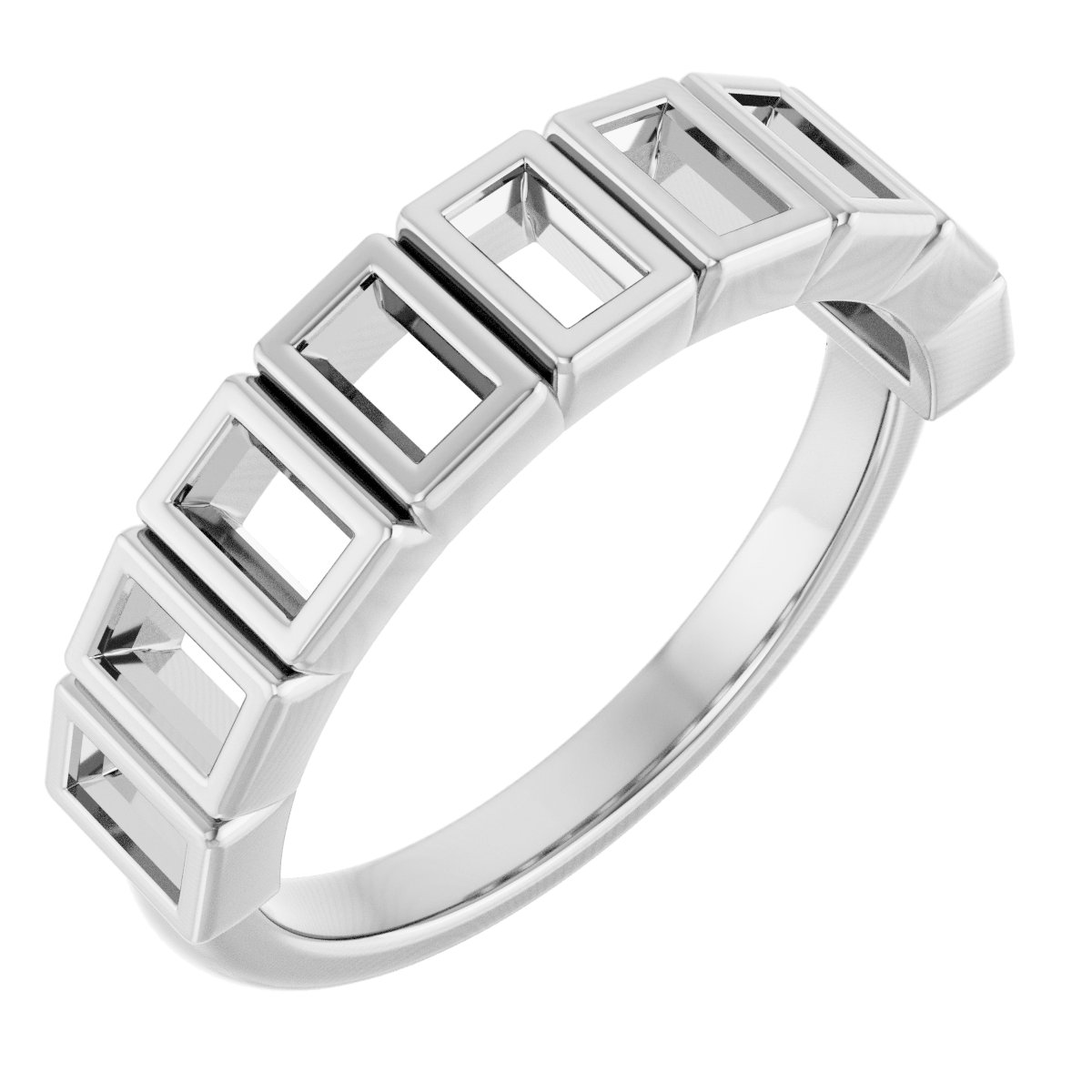 Bezel-Set Anniversary Band