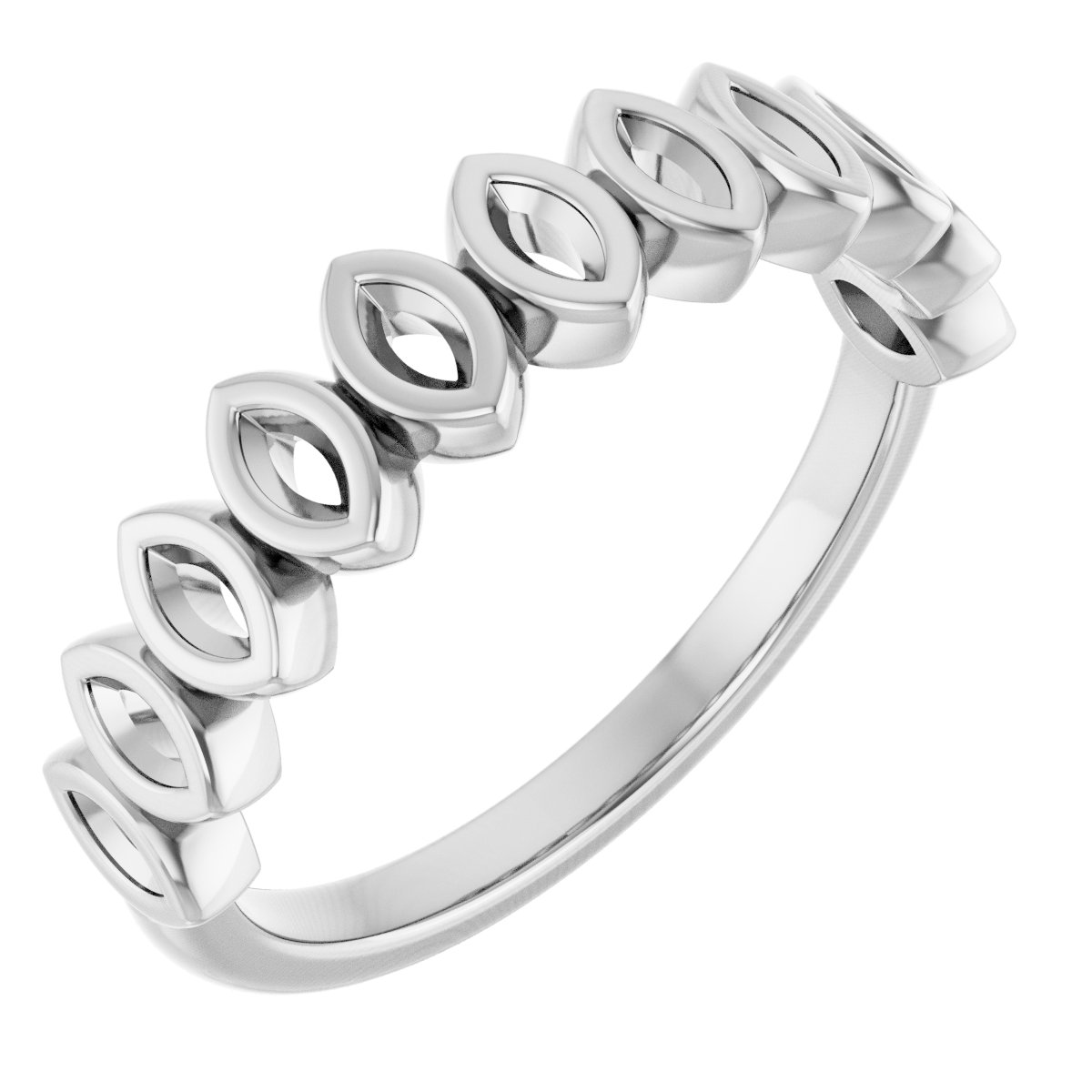 Bezel-Set Anniversary Band