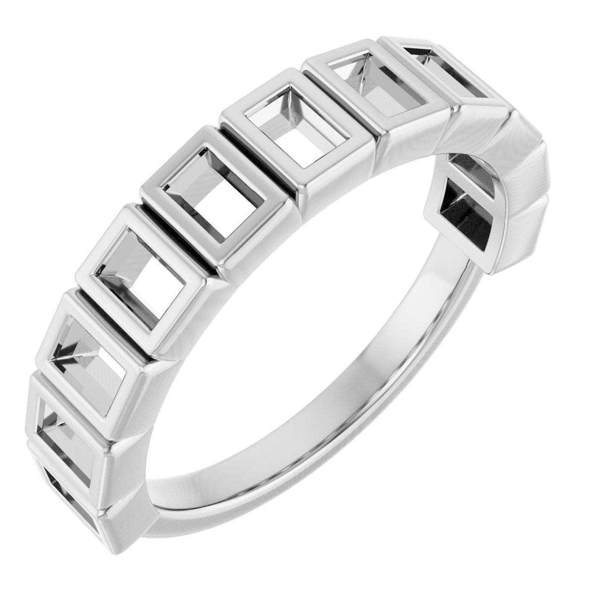 Bezel-Set Anniversary Band