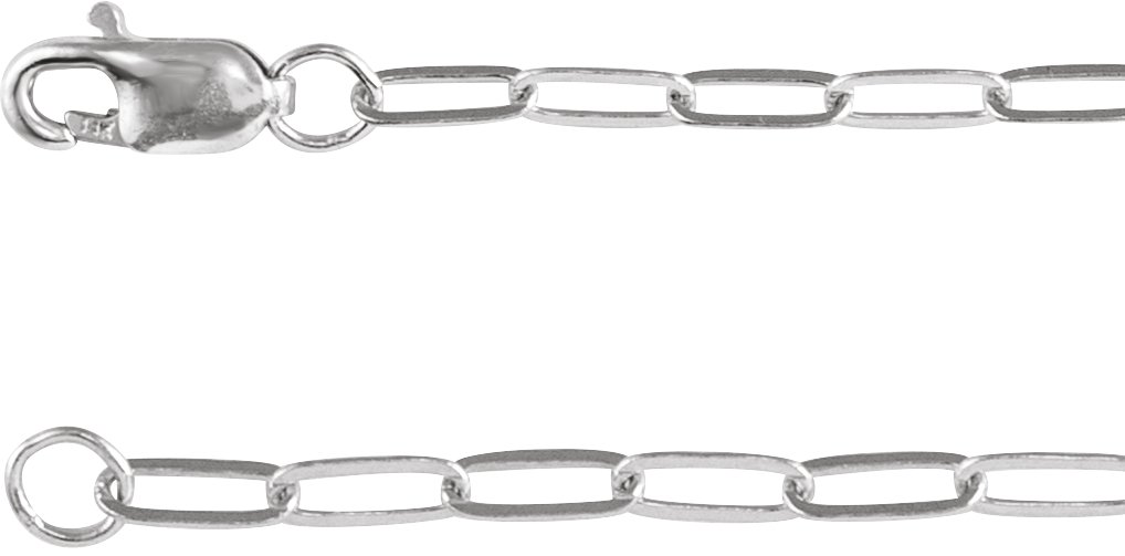 2.1 mm Paperclip-Style Chain