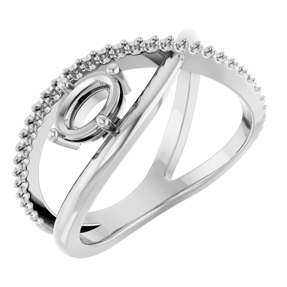 14k White Gold