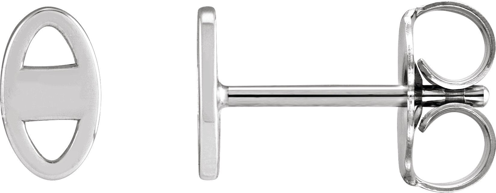 Mariner Link Stud Earrings