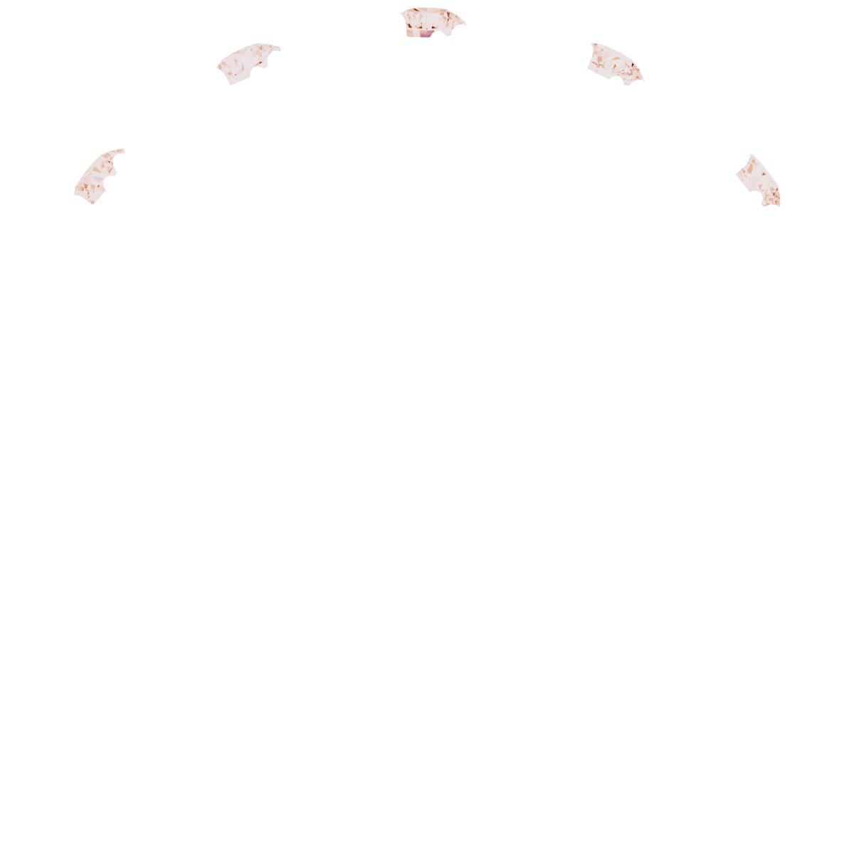 Alternative view of 1/5 CTW Natural Diamond Five-Stone Anniversary Band – 14K Rose Gold