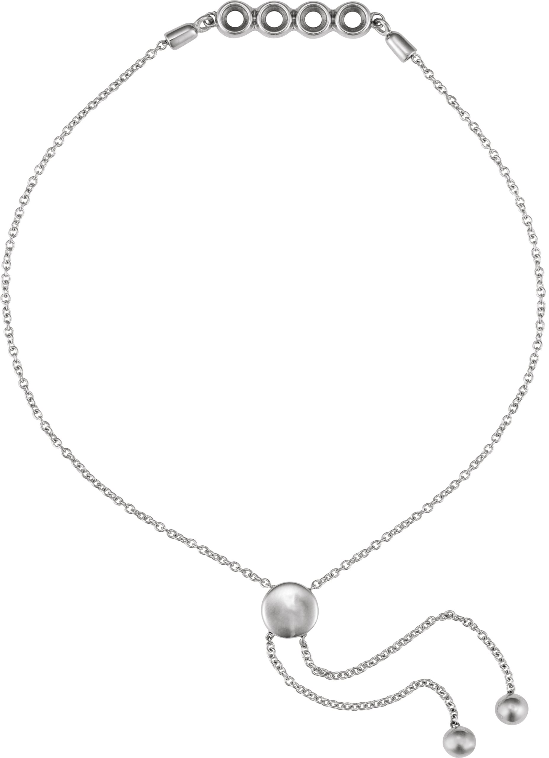 Family Bezel-Set Bracelet