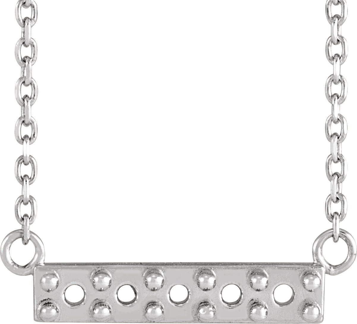 Accented Bar Necklace or Center