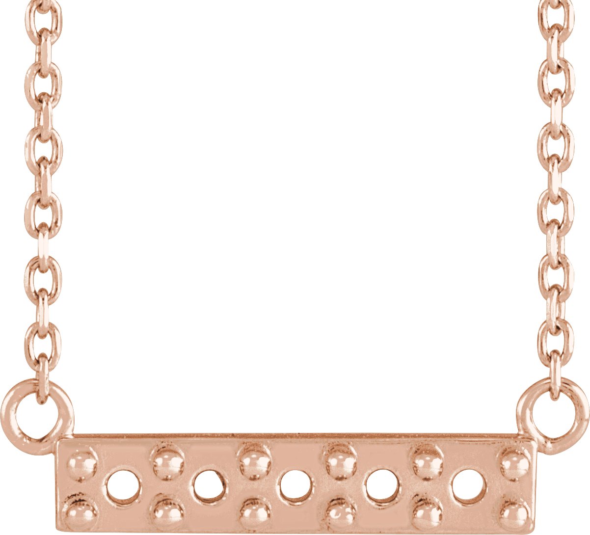 Accented Bar Necklace or Center