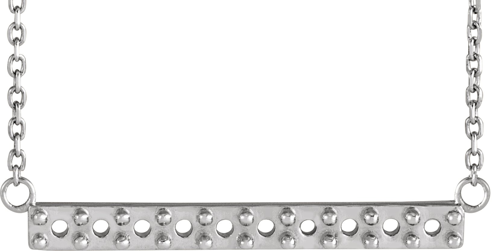 Accented Bar Necklace or Center