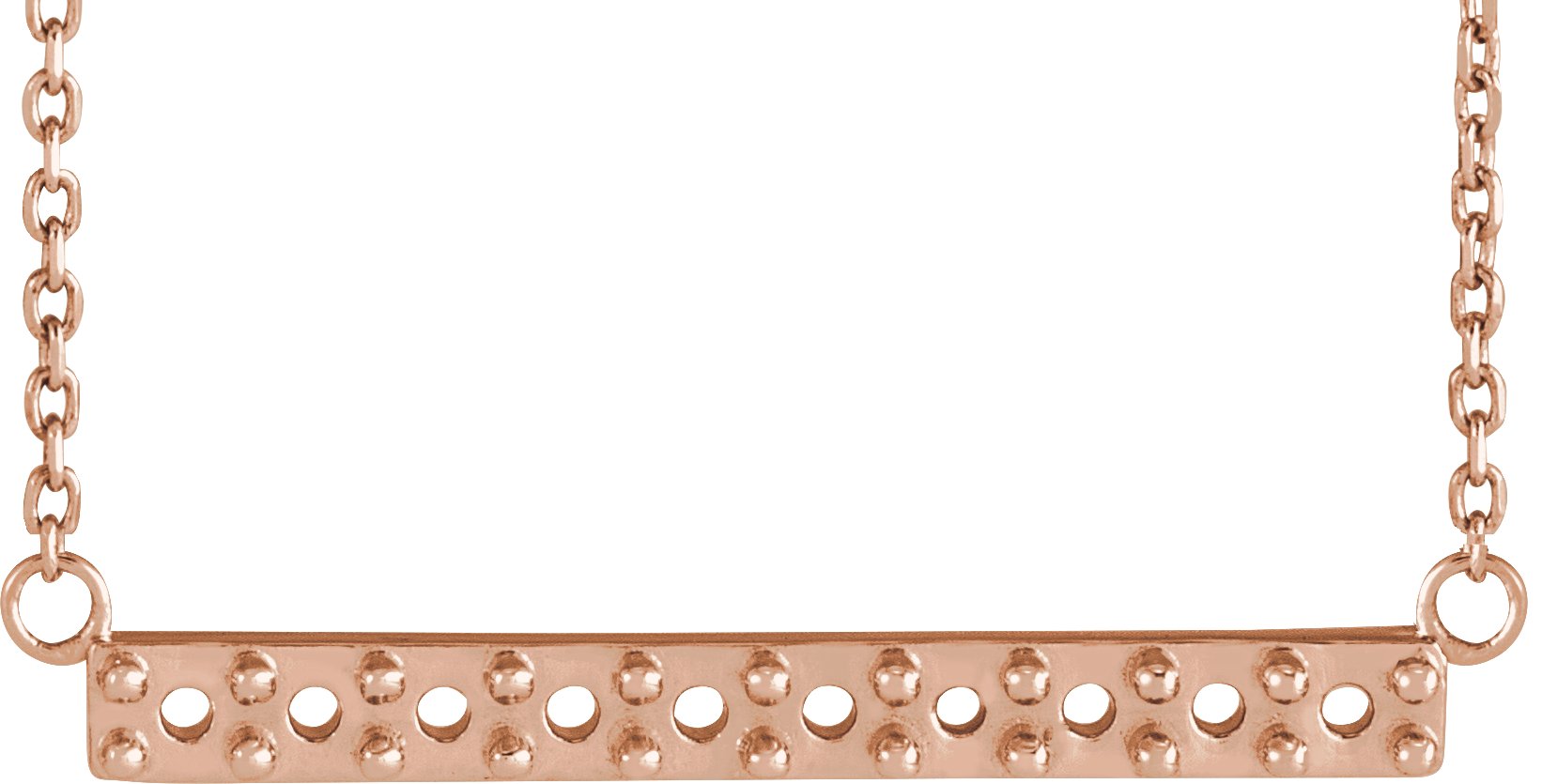 Accented Bar Necklace or Center