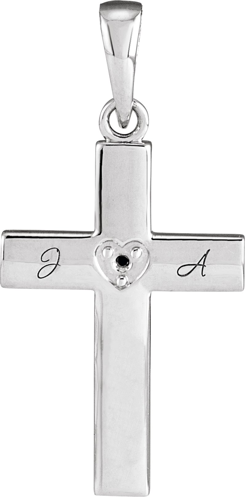 Engravable Cross Necklace or Pendant