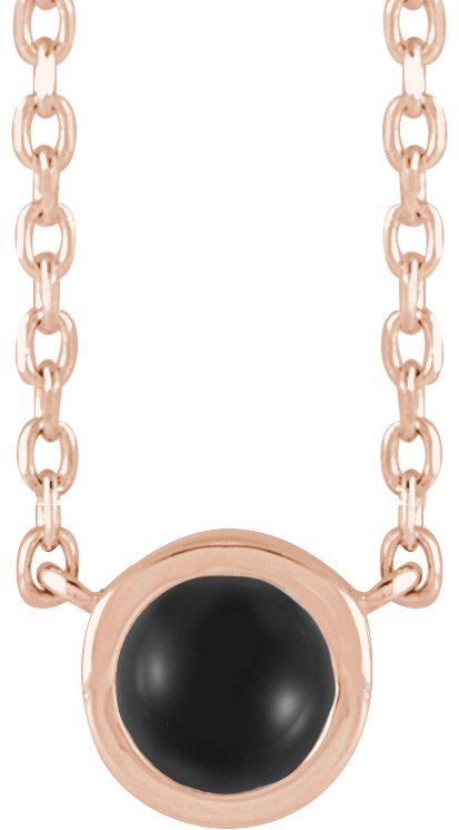 Rose-Cut Bezel-Set Necklace or Center