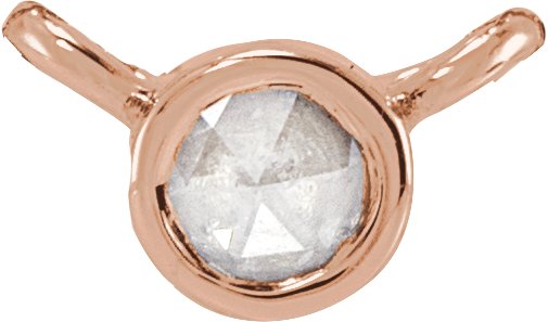 Rose-Cut Bezel-Set Necklace or Center