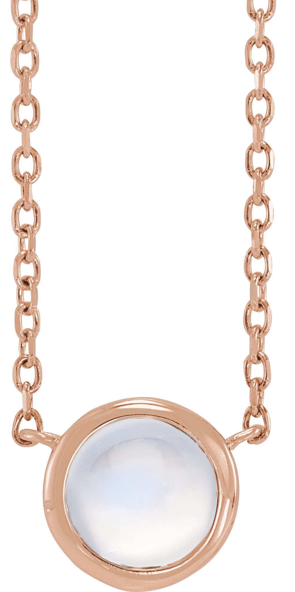 Rose-Cut Bezel-Set Necklace or Center