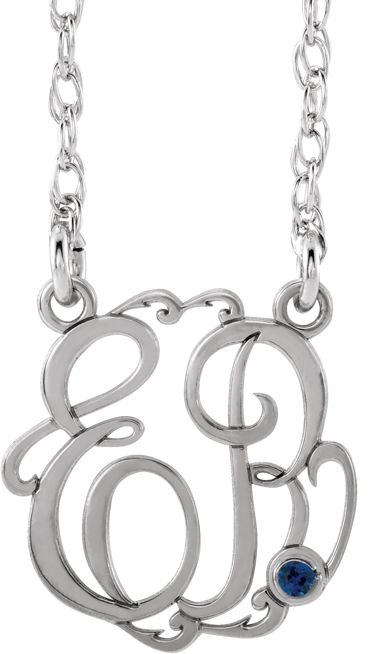 Script Monogram Necklace