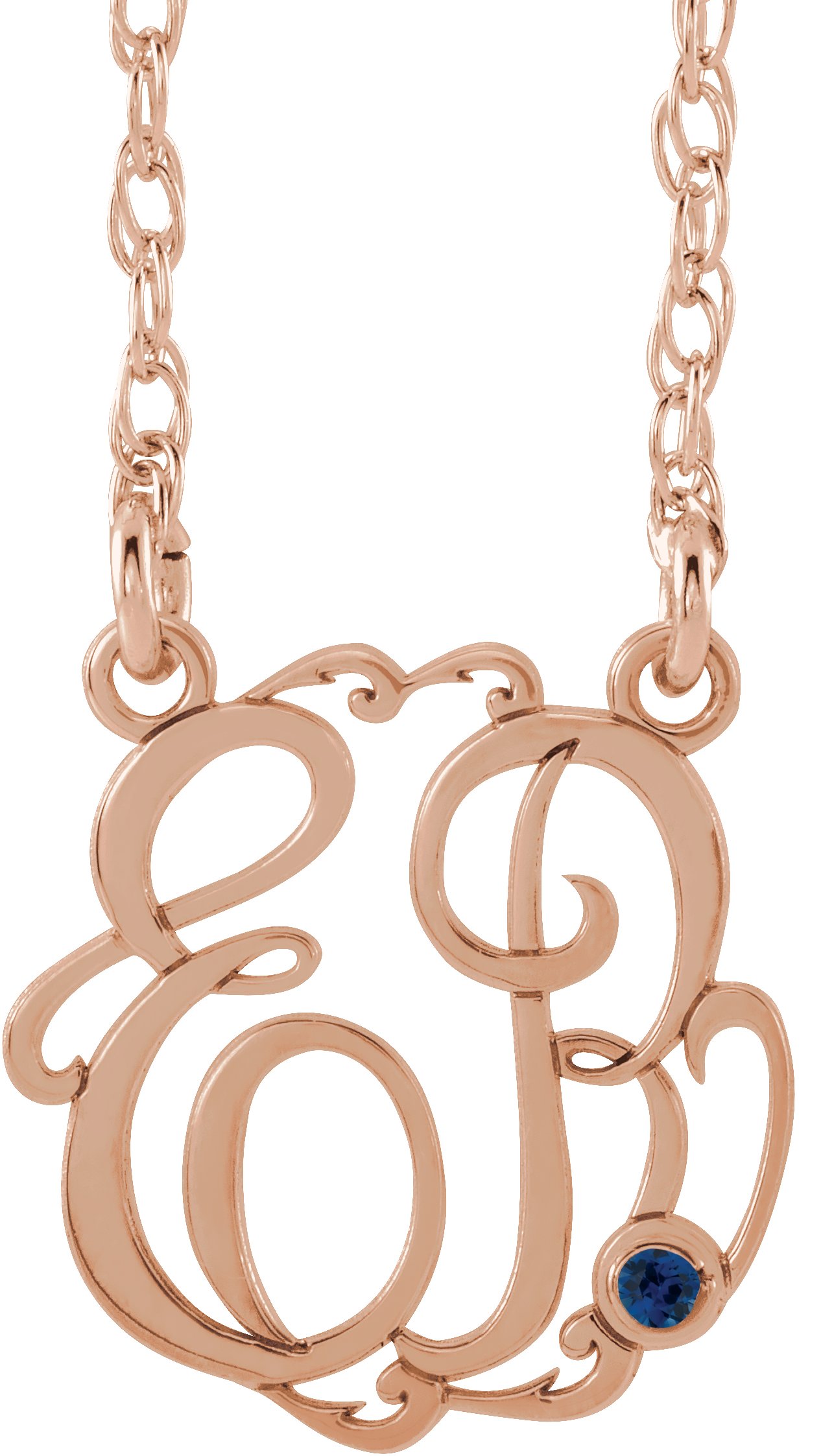 Script Monogram Necklace