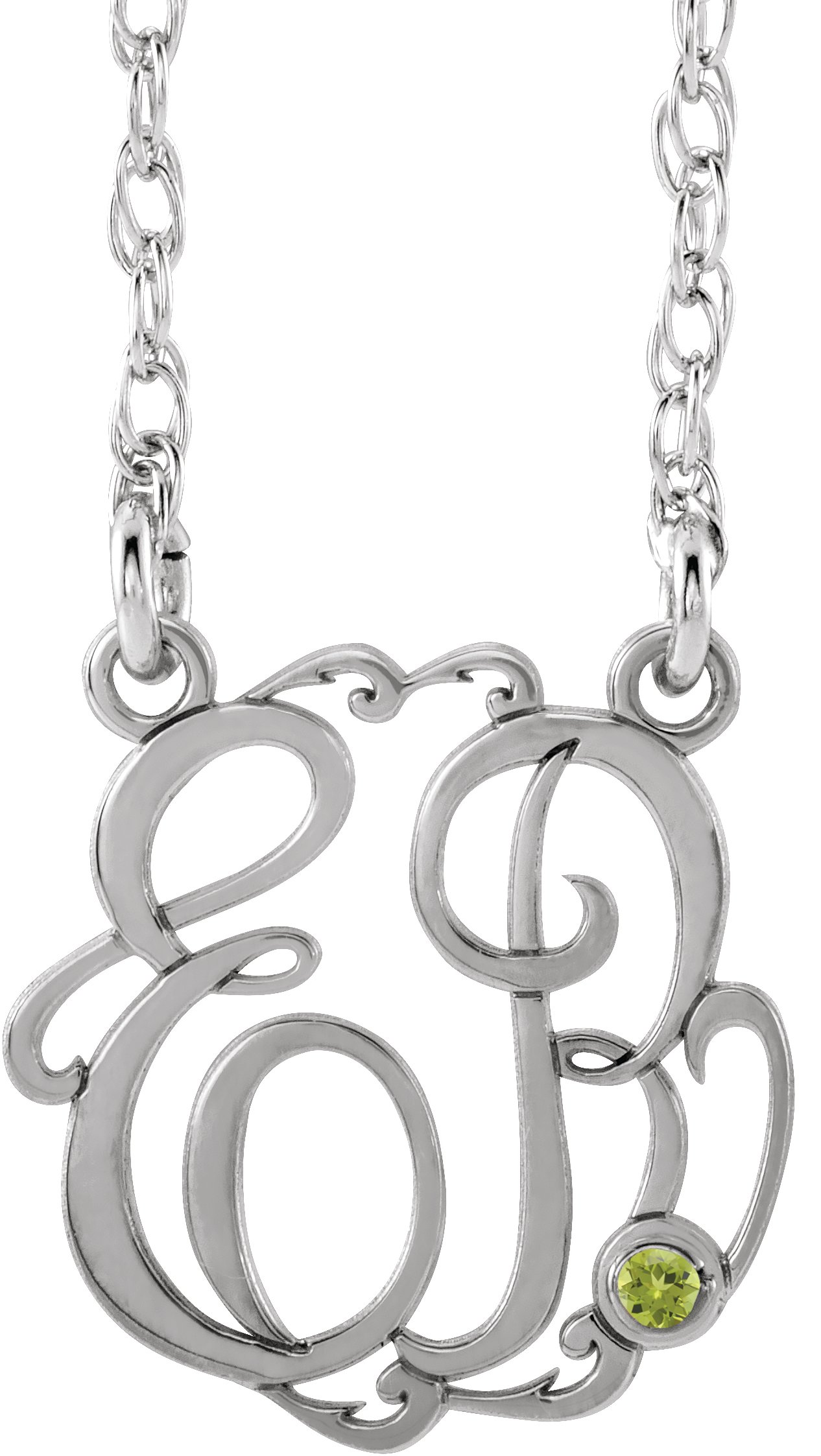 Script Monogram Necklace