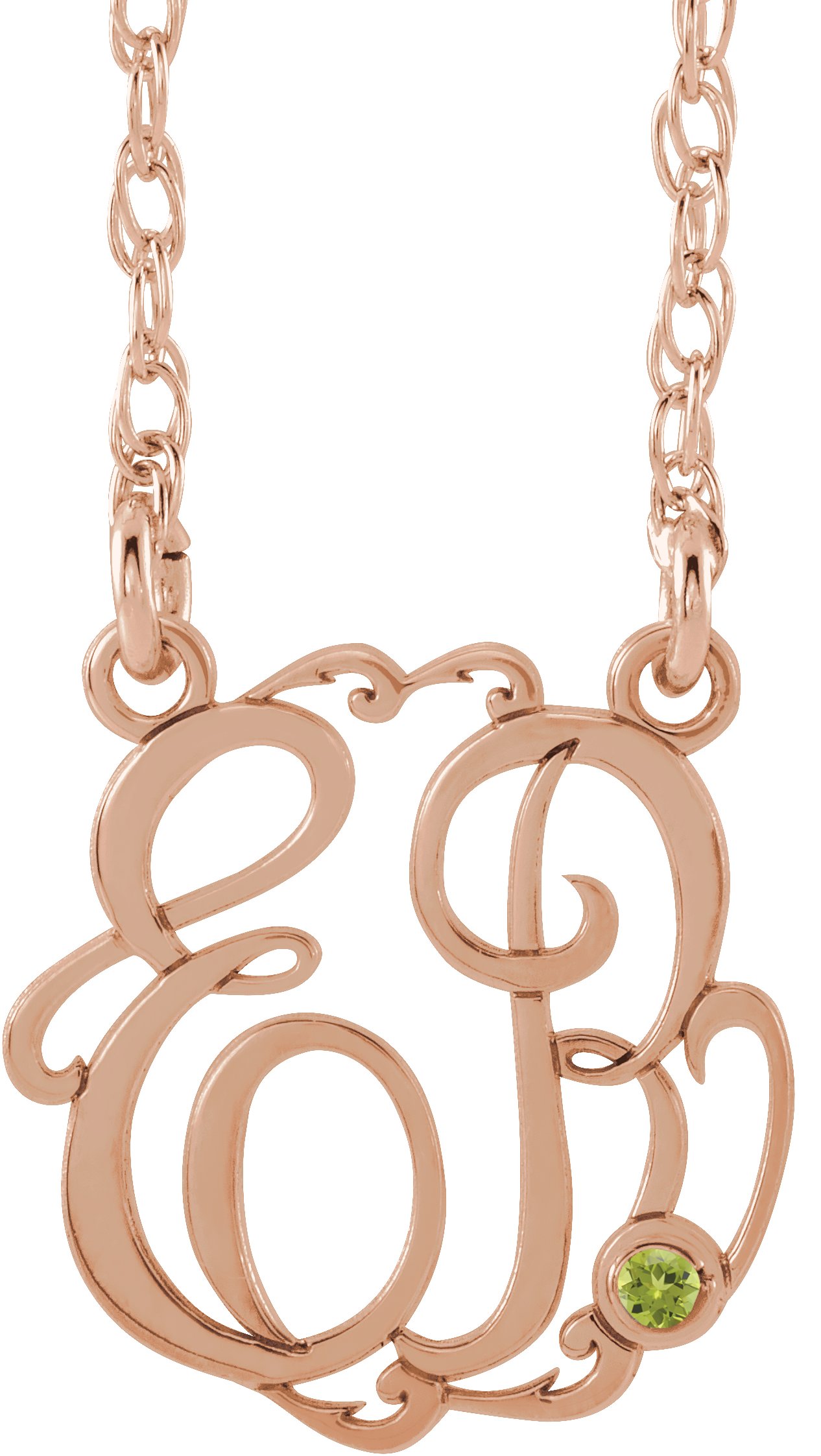 Script Monogram Necklace