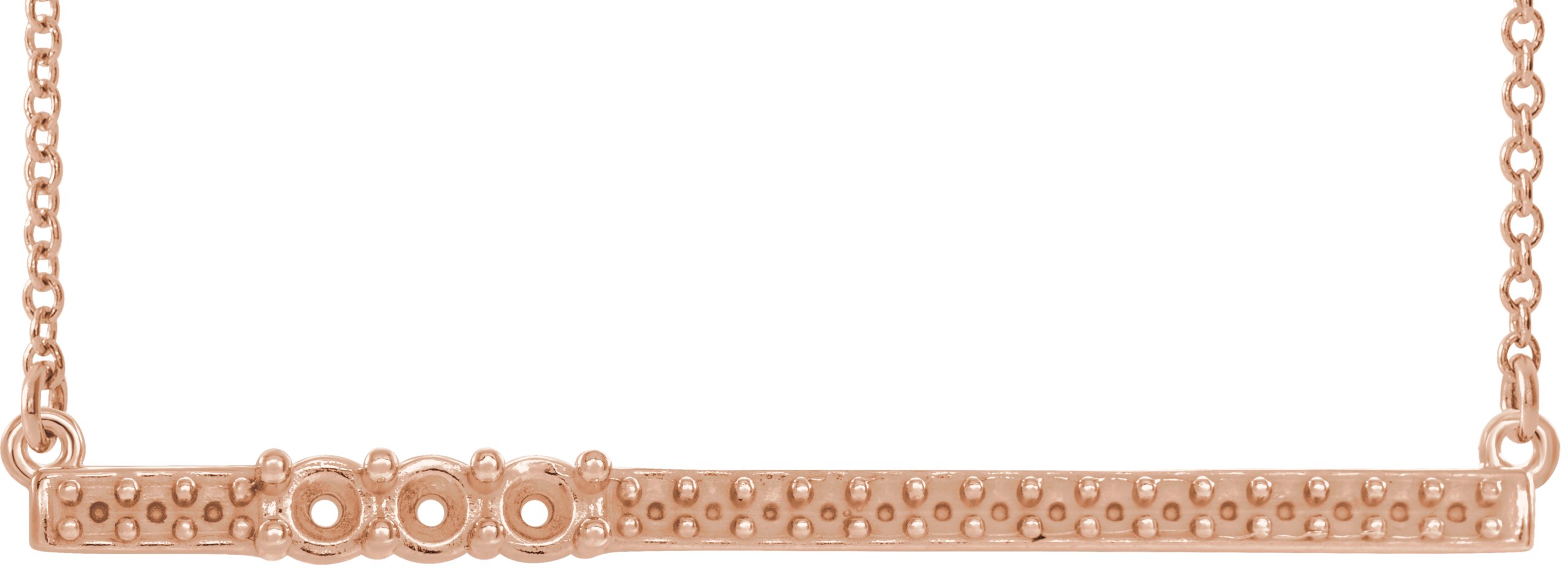 Accented Family Bar Necklace or Center