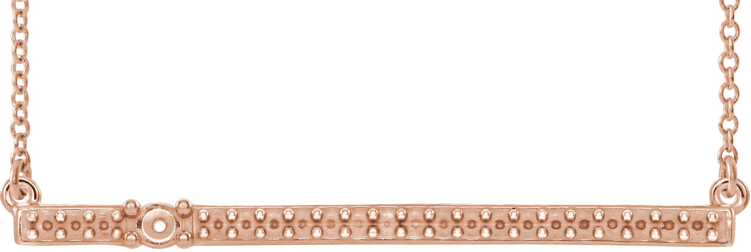 Accented Family Bar Necklace or Center