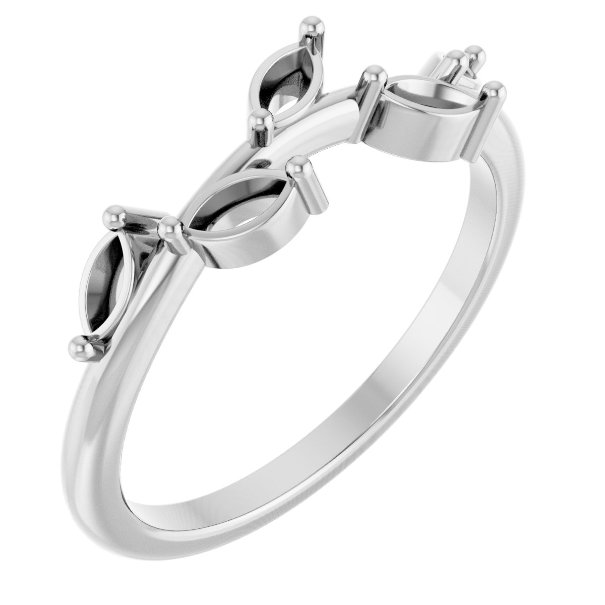 Accented Family Stackable Ring