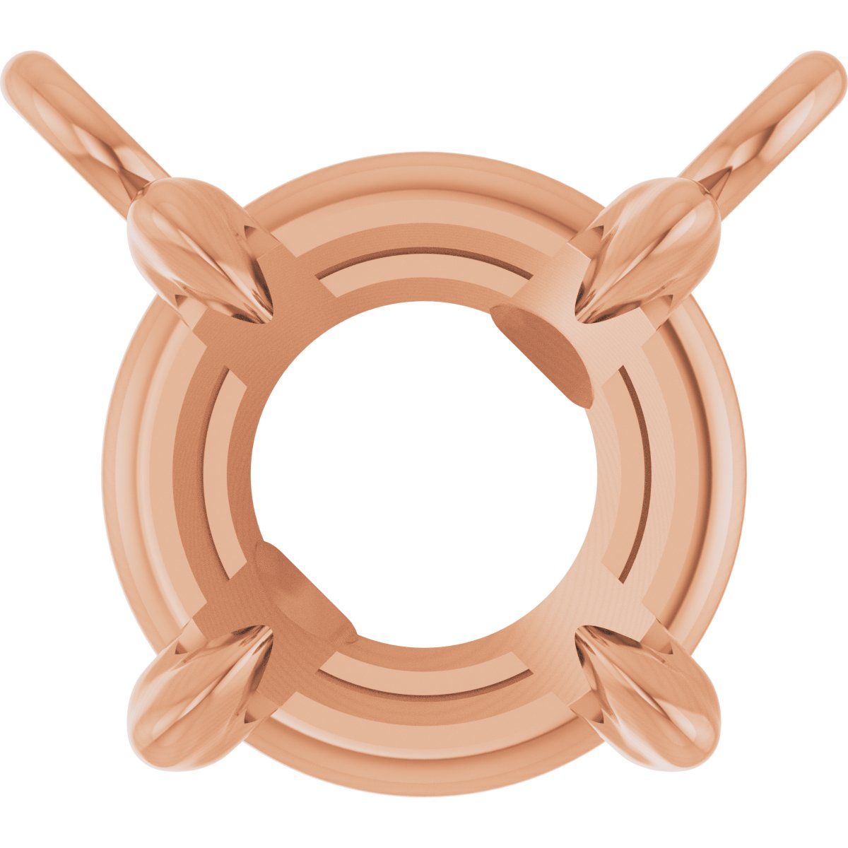 Claw-Prong Solitaire Necklace Center