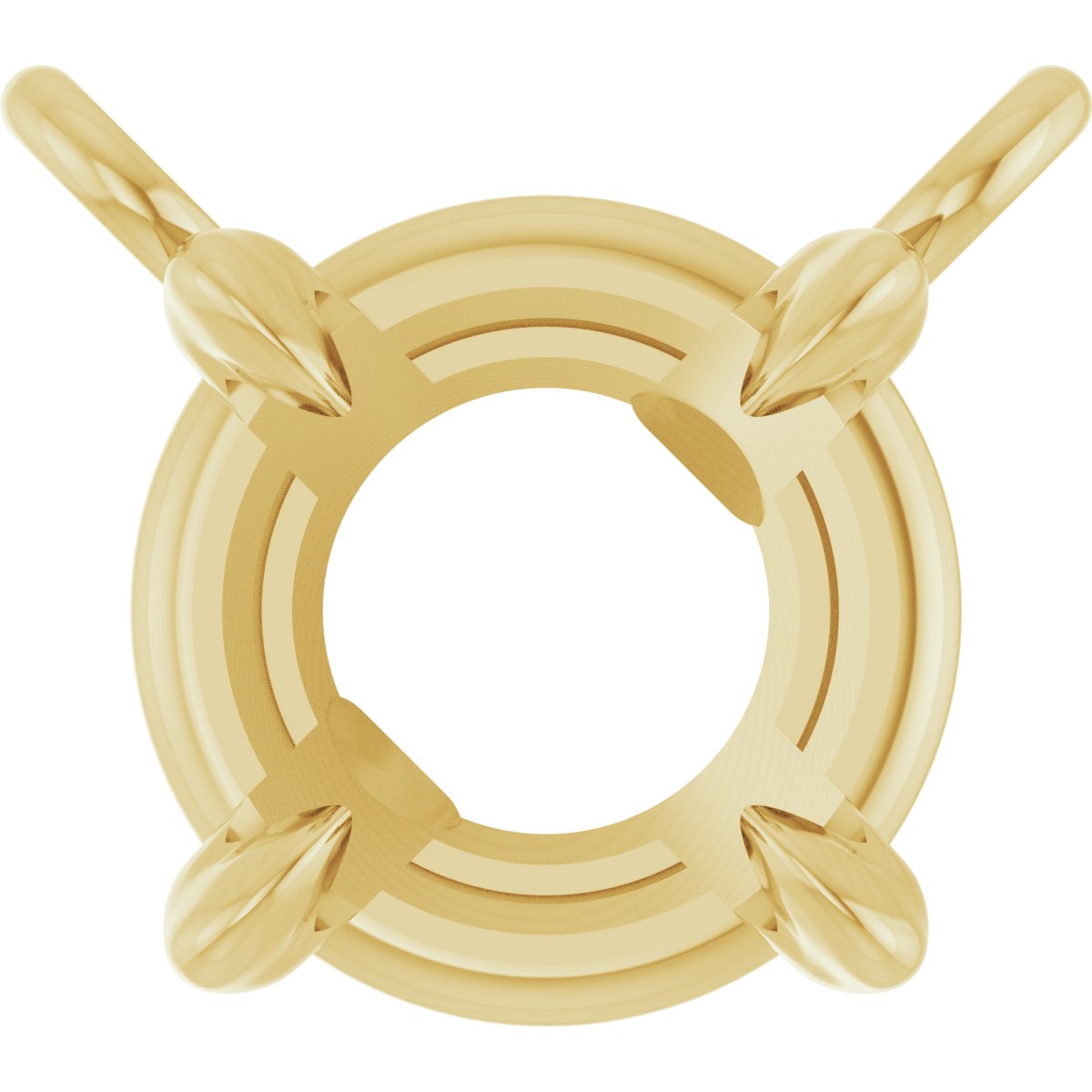 Claw-Prong Solitaire Necklace Center