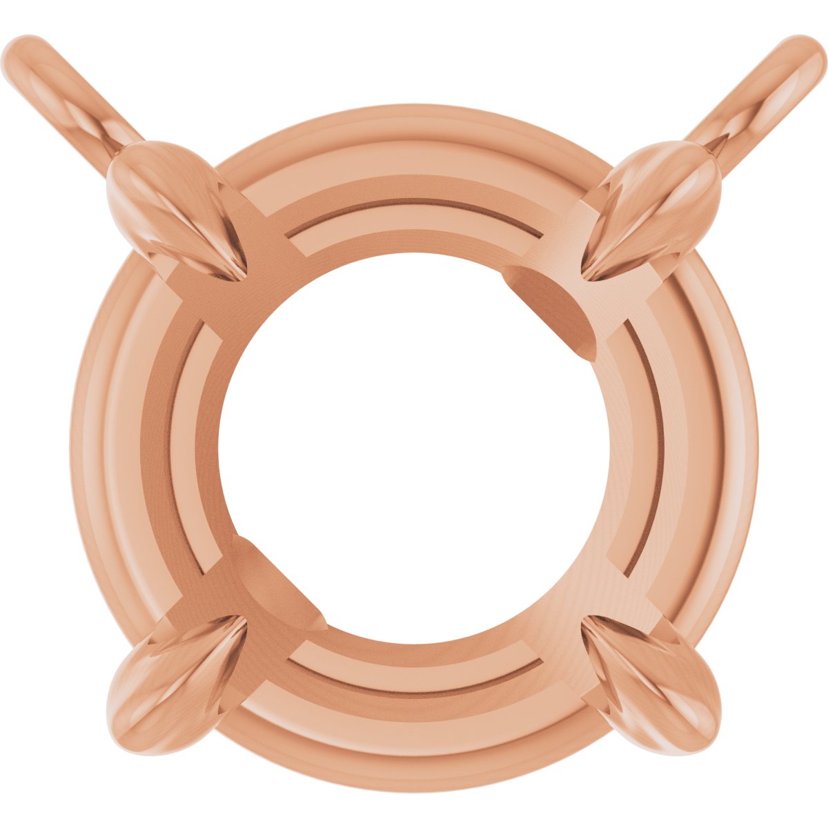 Claw-Prong Solitaire Necklace Center