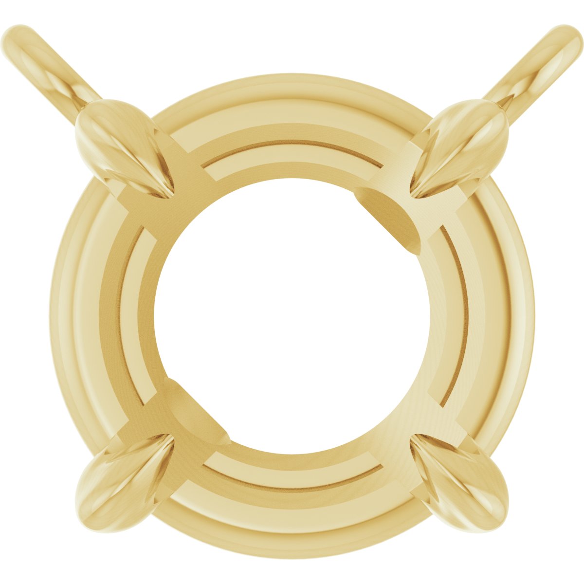 Claw-Prong Solitaire Necklace Center