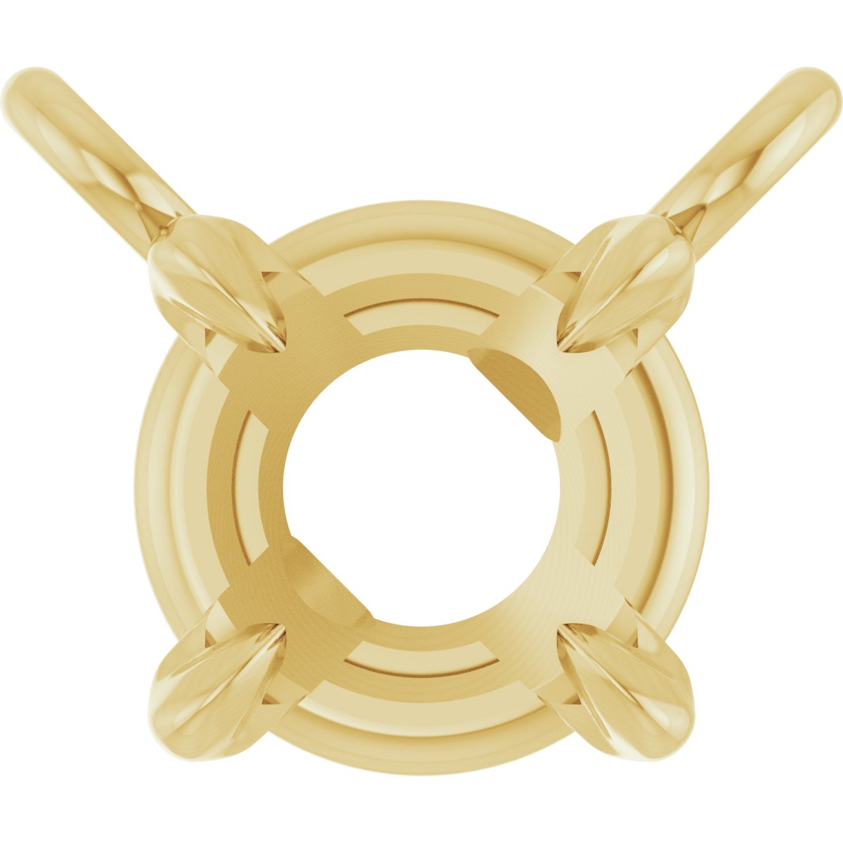 Claw-Prong Solitaire Necklace Center