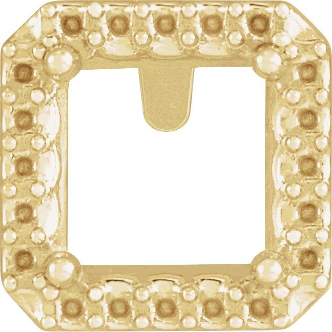 Halo-Style Low Earring Setting