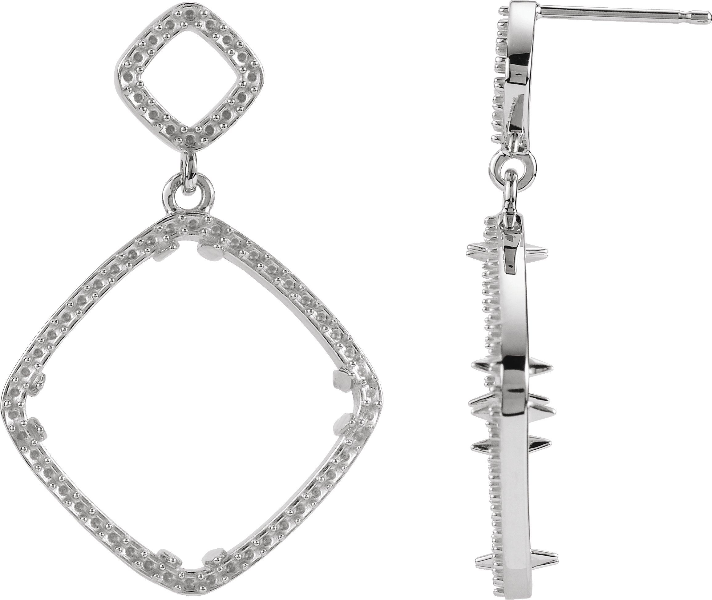 Halo-Style Earrings