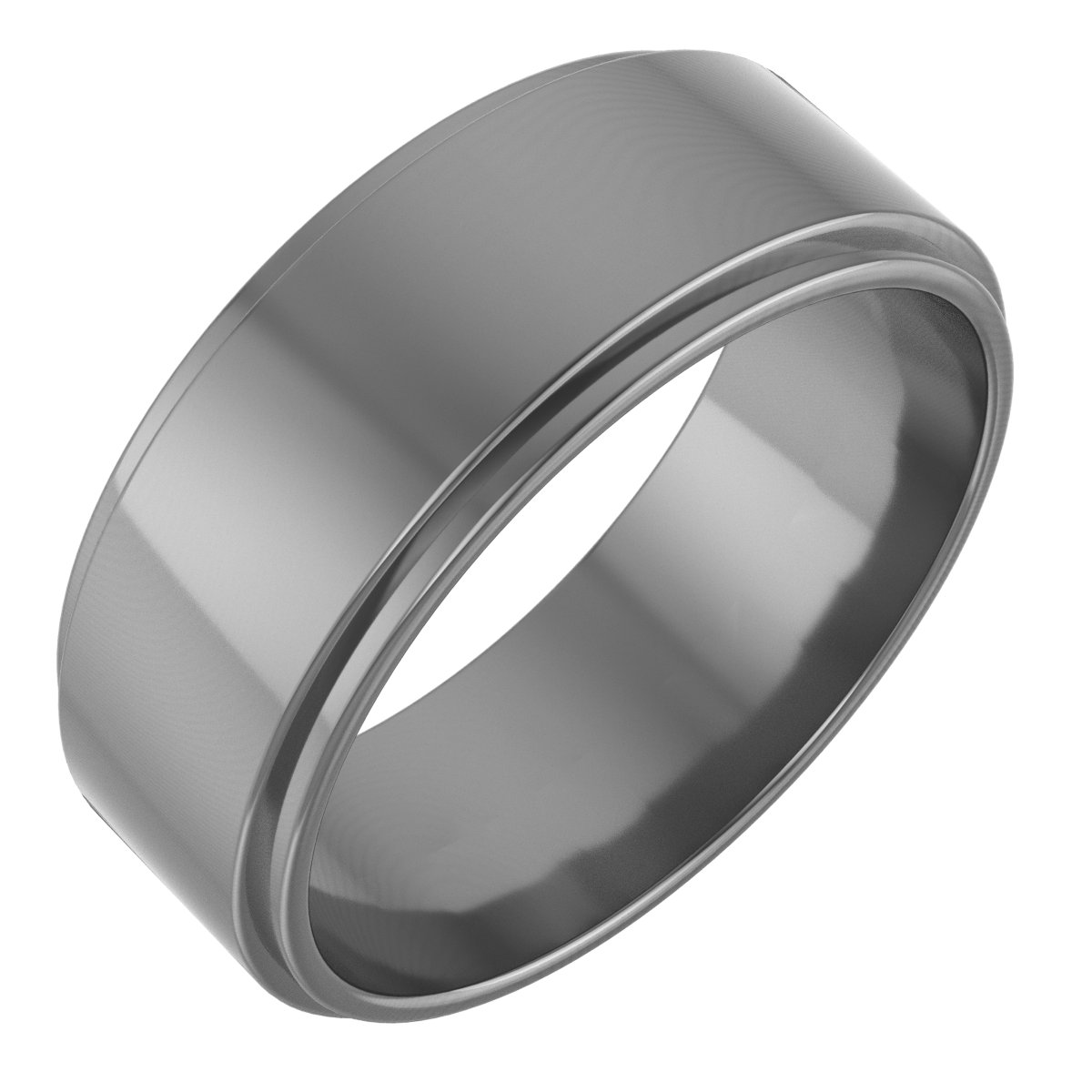 Stepped-Edge Flat Band