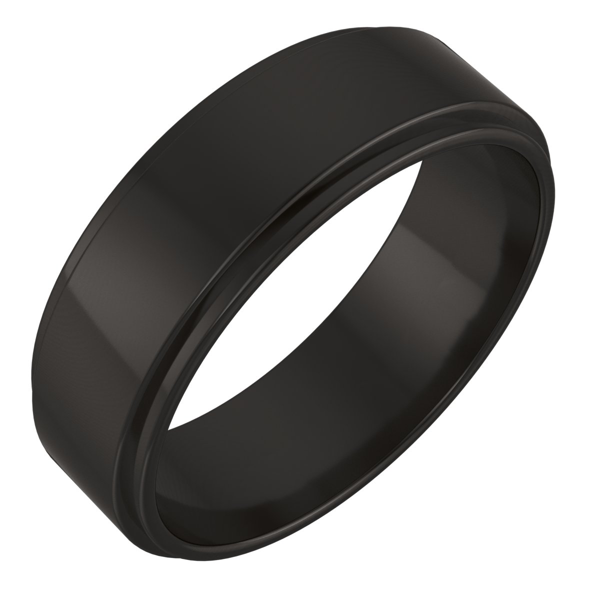 Stepped-Edge Flat Band