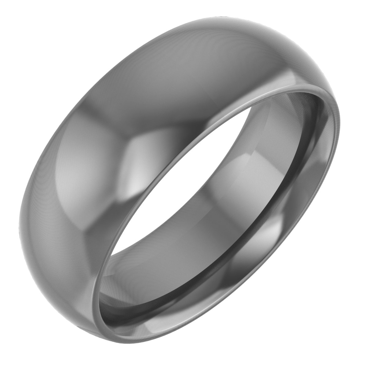 Comfort-Fit Half Round Band