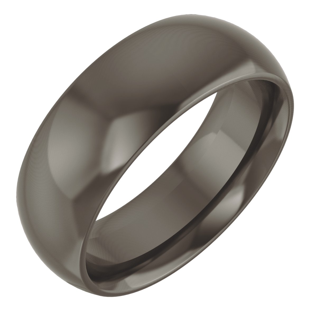 Comfort-Fit Half Round Band