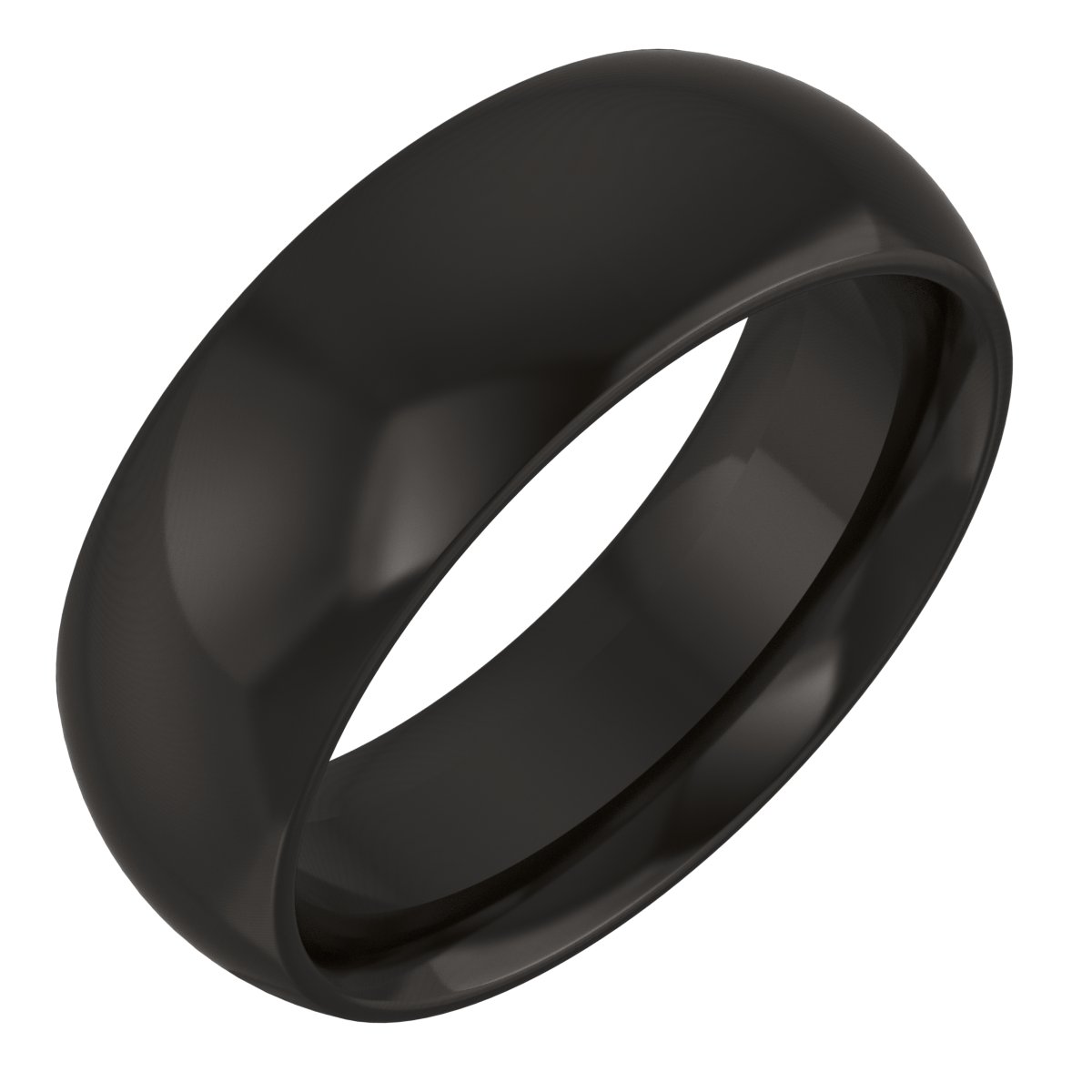 Comfort-Fit Half Round Band