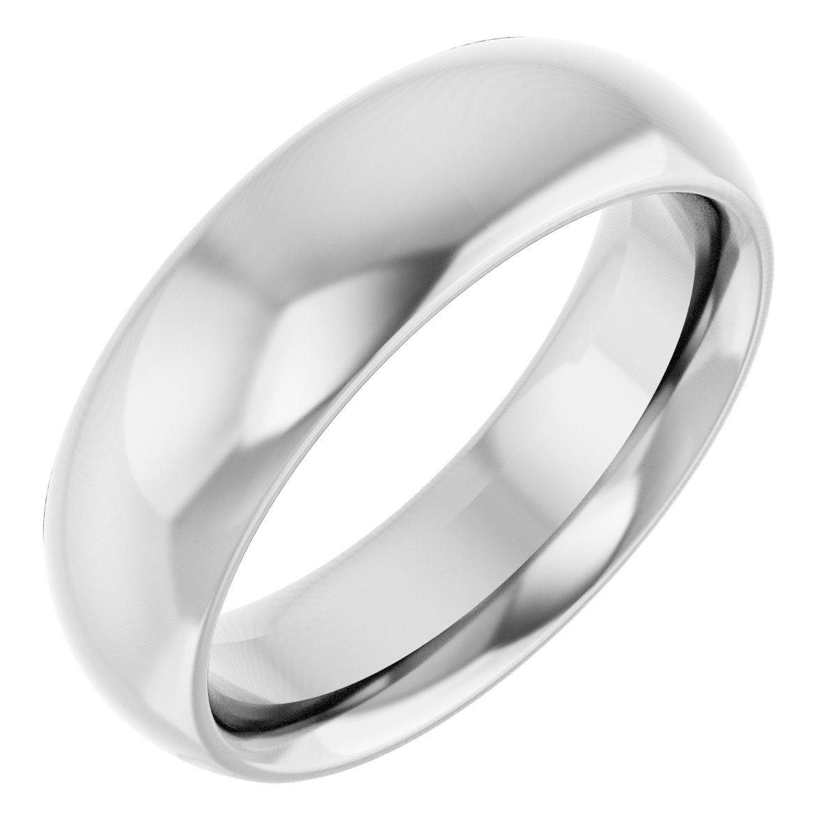 Comfort-Fit Half Round Band