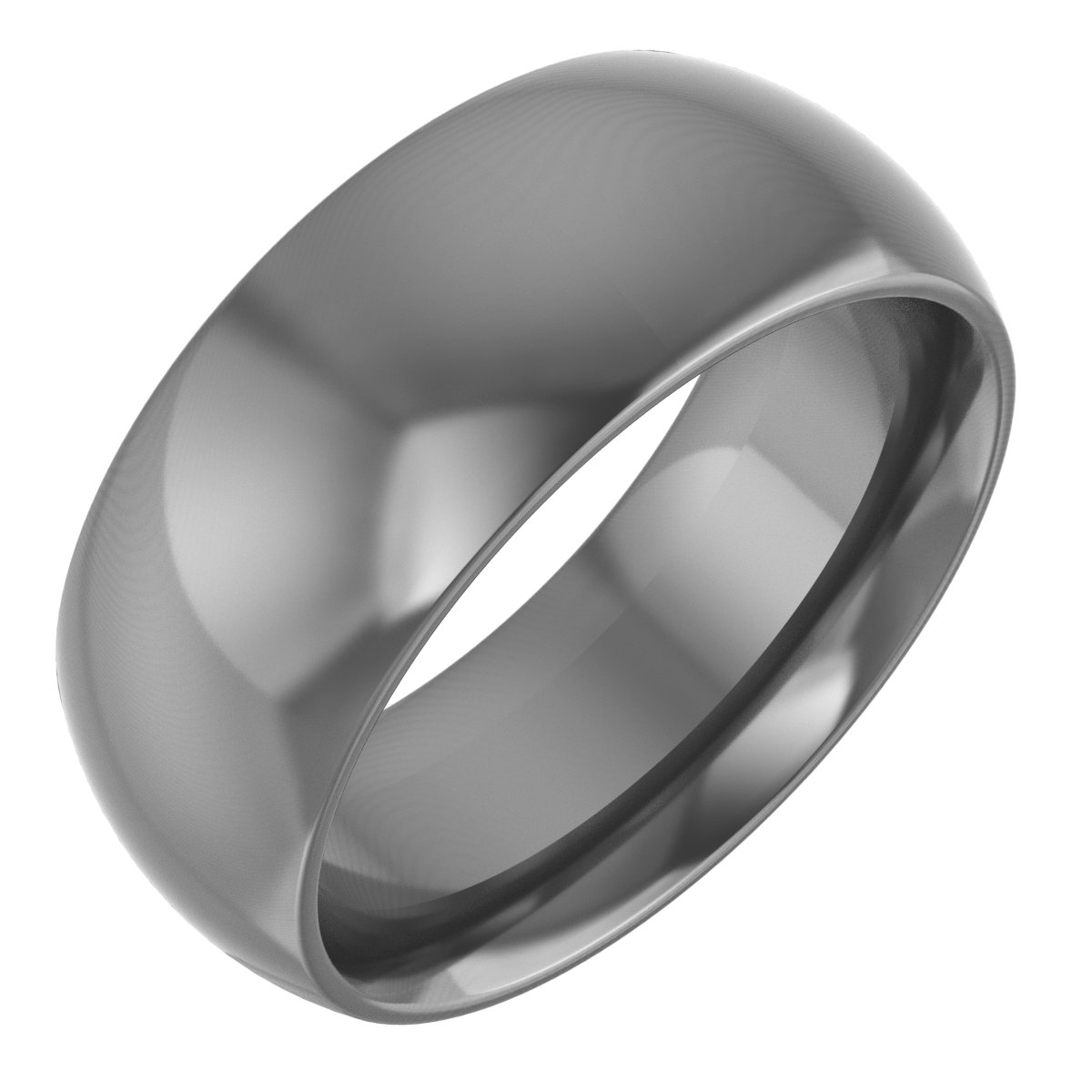 Comfort-Fit Half Round Band