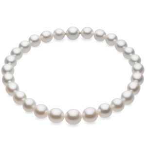 Oval Graduated White Paspaley South Sea Cultured Pearl Strands