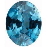 Oval Genuine Blue Zircon (Notable Gems®)