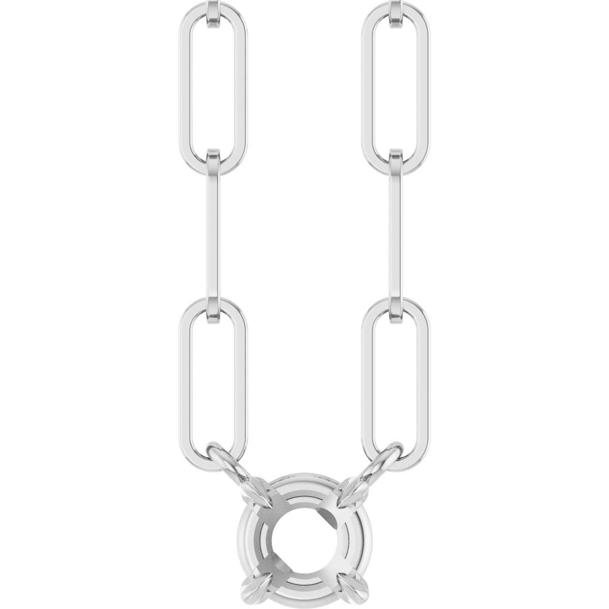 Solitaire Claw-Prong Necklace