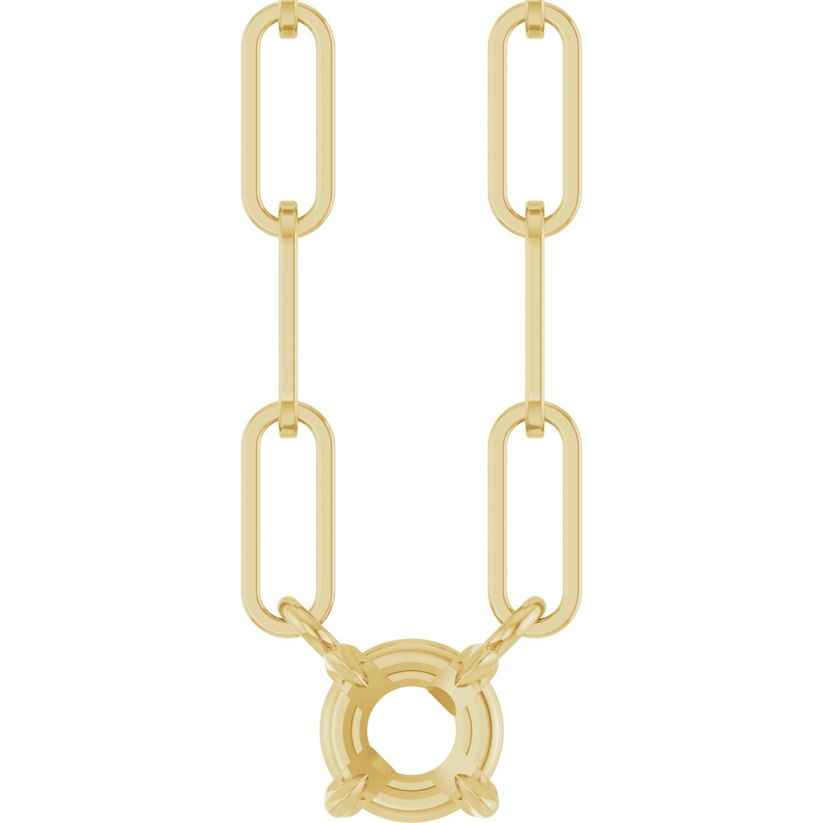 Solitaire Claw-Prong Necklace