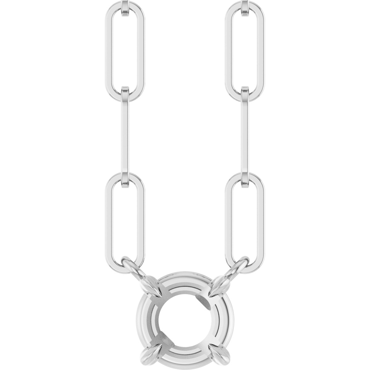 Solitaire Claw-Prong Necklace